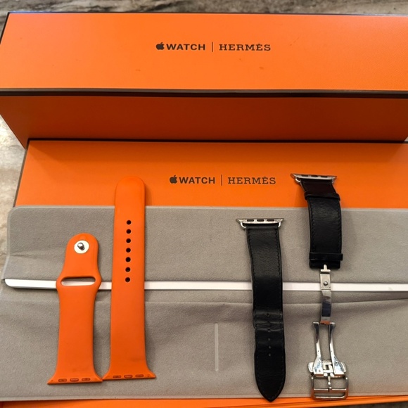 Apple Hermes watch mens 44m series 6 - Picture 1 of 8
